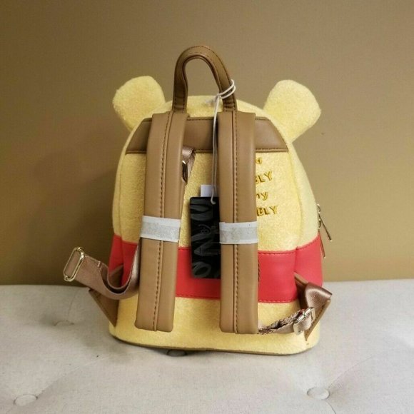 Loungefly Disney Winnie The Pooh Hunny Tummy Soft Touch Mini Backpack NEW main image 7